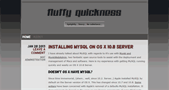 Desktop Screenshot of fluffyquickness.com